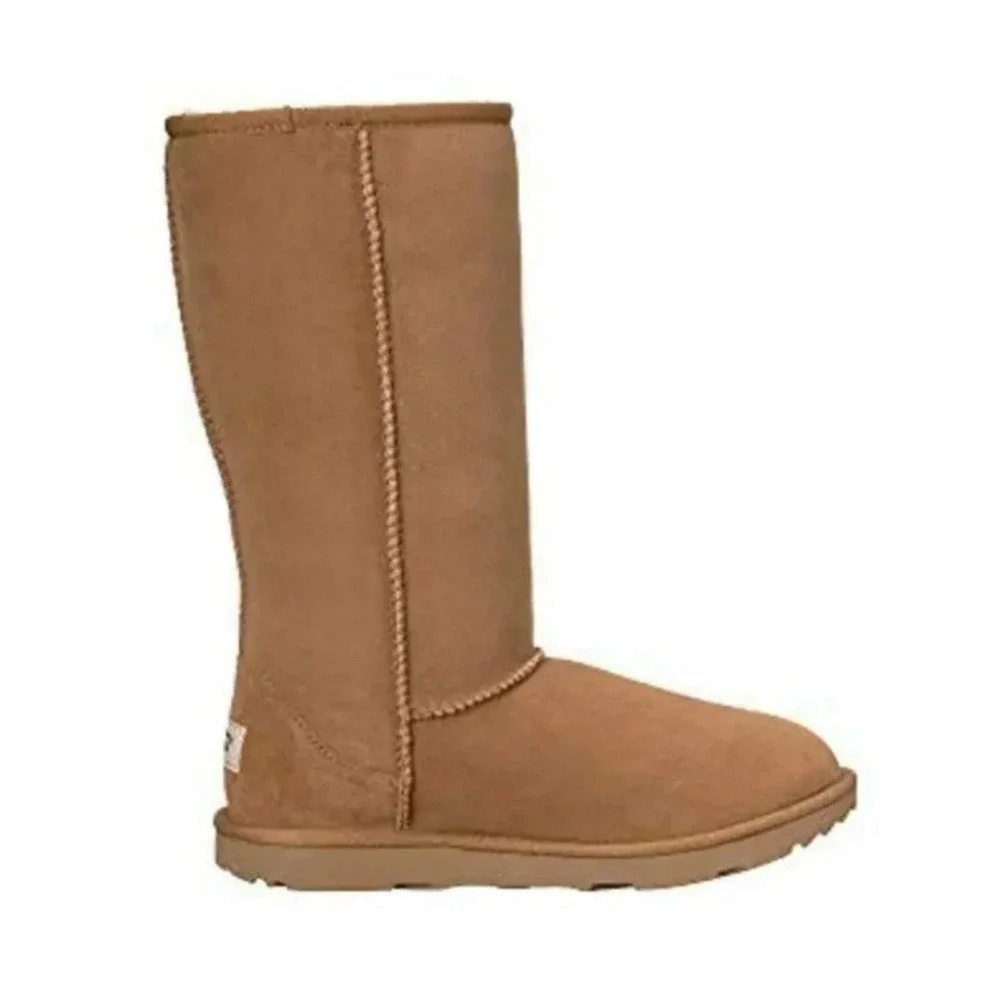 NEW UGG Australia Classic Tall Big‎ Kids Boot Youth sz.2 Style 5229K Chestnut